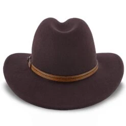 Big Sur - Walrus Hats Dark Brown Wool Felt Safari Hat -Bailey Store H7014 DRKBRN 4b
