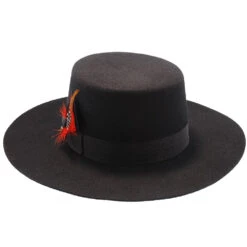 East Coast - Walrus Hats Wool Felt Bolero Hat -Bailey Store H7025 BLK 5a