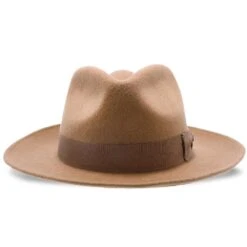 Imperial - Walrus Hats White Center Dent Wool Felt Fedora Hat 30 Imperial - Walrus Hats White Center Dent Wool Felt Fedora Hat -Bailey Store H7028 CAMEL 2c