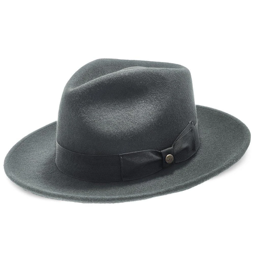 Imperial - Walrus Hats White Center Dent Wool Felt Fedora Hat 8 Imperial - Walrus Hats White Center Dent Wool Felt Fedora Hat - Image 8