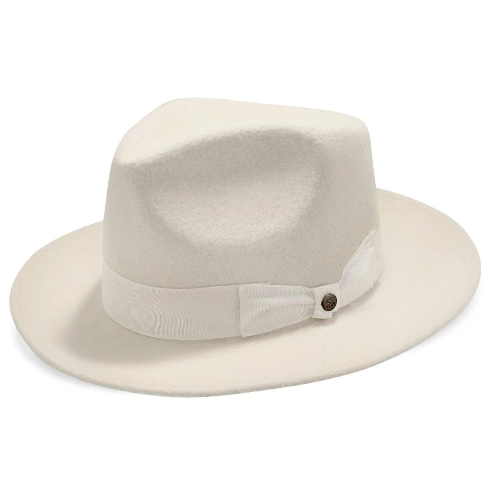 Imperial - Walrus Hats White Center Dent Wool Felt Fedora Hat 9 Imperial - Walrus Hats White Center Dent Wool Felt Fedora Hat - Image 9