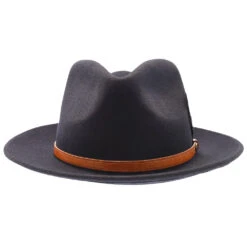 Seville - Walrus Hats Wool Fedora Hat 10 Seville - Walrus Hats Wool Fedora Hat -Bailey Store H7037 BLK 2a