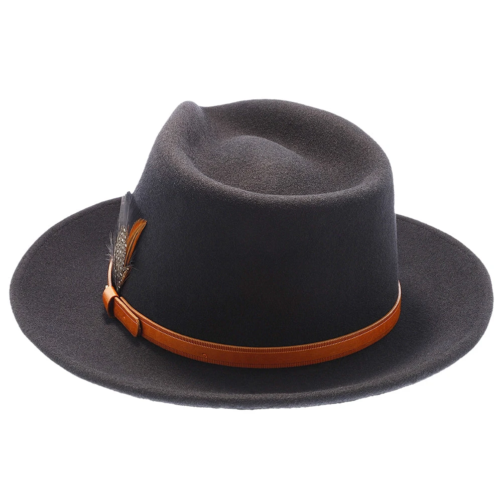 Seville - Walrus Hats Wool Fedora Hat 5 Seville - Walrus Hats Wool Fedora Hat - Image 5
