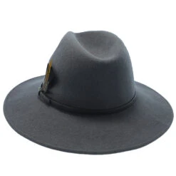 Wallace - Walrus Hats Wool Fedora Hat -Bailey Store H7038 GREY 5a