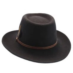 Sightseer - Walrus Hats Wool Fedora Hat -Bailey Store H7039 BLK 5a
