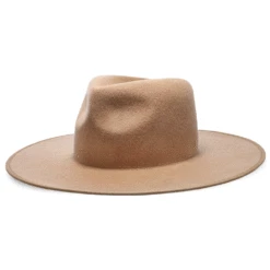 Walrus Hats Castle Brown W/ Festival Bands Wool Fedora Hat -Bailey Store H7046 brown with walrus bands angled 3d7025fa 4263 40be 9987 1534b0e92330