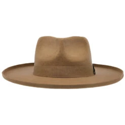 On Fleek - Walrus Hats Wool Fedora Hat -Bailey Store H7061 CAMELL 1a