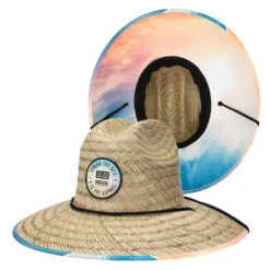 Sun Burst - Makai Rush Straw Lifeguard Hat