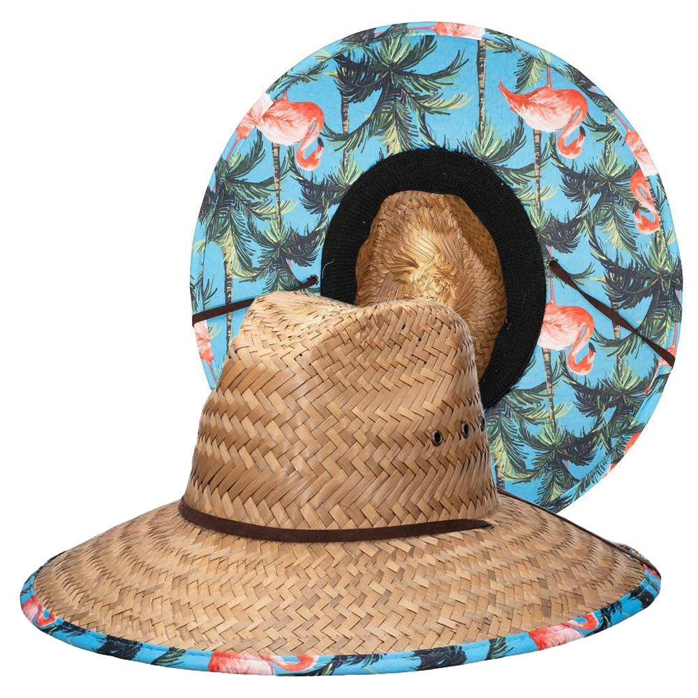 Key West - Makai Palm Straw Lifeguard Hat 1 Key West - Makai Palm Straw Lifeguard Hat