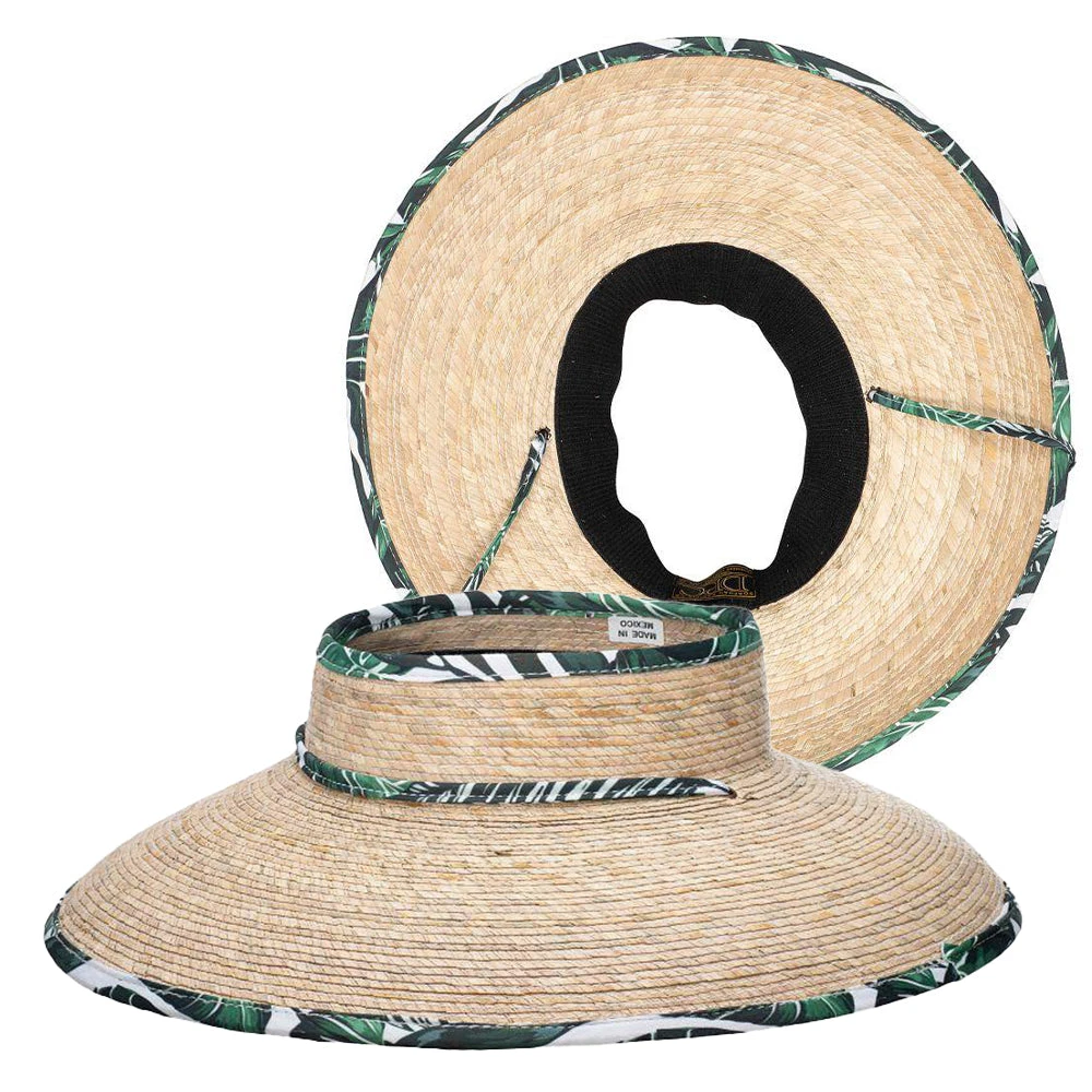 Oha - Makai Palm Straw Visor Hat 1 Oha - Makai Palm Straw Visor Hat