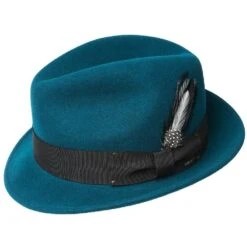 Tino - Bailey Wool Fedora Hat -Bailey Store bailey fedora marietta teal large tino bailey wool fedora hat hat 16524844859532