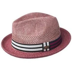 Berle Bailey Mixed Poly Toyo Hat -Bailey Store bailey fedora red large berle bailey mixed poly toyo hat hat 16556594069644