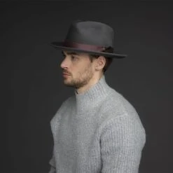 Busken - Bailey Fedora Wool Hat 14 Busken - Bailey Fedora Wool Hat -Bailey Store bailey of hollywood busken polished fedora charcoal av10 1