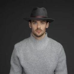 Busken - Bailey Fedora Wool Hat 15 Busken - Bailey Fedora Wool Hat -Bailey Store bailey of hollywood busken polished fedora charcoal av7 1