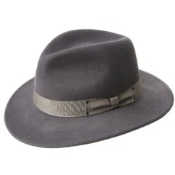 Curtis - Bailey Wool Fedora Hat -Bailey Store bailey trilby grey large curtis bailey wool fedora hat hat 16524847054988