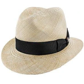 Quito - Biltmore Grade 3 Panama Fedora Hat -BS5949 1 Quito - Biltmore Grade 3 Panama Fedora Hat -BS5949