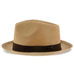Williamsburg - Brooklyn Toast Straw Pinch Front Fedora Hat - BKN1469 -Bailey Store brooklyn fedora williamsburg brooklyn toast straw pinch front fedora hat bkn1469 hat 16693769765004