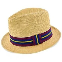 Ono - Brooklyn Natural Straw Pinch Front Fedora Hat - BKN1467