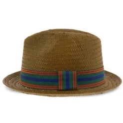 Ono - Brooklyn Natural Straw Pinch Front Fedora Hat - BKN1467 -Bailey Store brooklyn trilby ono brooklyn natural straw pinch front fedora hat bkn1467 hat 16711986282636