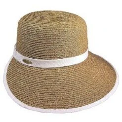 Cross Court - CSW23 - Cappelli Paper Braid Facesaver Wide Brim Hat -Bailey Store capelli bretton natural white one size fits most cross court csw23 cappelli paper braid facesaver wide brim hat hat 16556510904460
