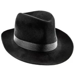 Christys Of London Black Foldaway Derby Fur Felt Hat - 0996 -Bailey Store christys of london homburg christys of london black foldaway derby fur felt hat 0996 hat 16524275253388