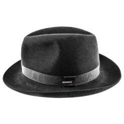 Christys Of London Black Foldaway Derby Fur Felt Hat - 0996 -Bailey Store christys of london homburg christys of london black foldaway derby fur felt hat 0996 hat 16524275286156