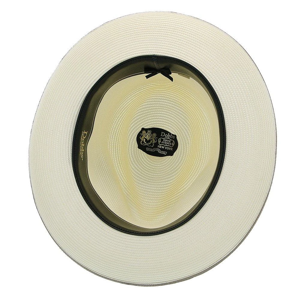 Bradshaw - Dobbs Milan Straw Fedora Hat 9 Bradshaw - Dobbs Milan Straw Fedora Hat - Image 9