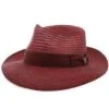 Dobbs Golden Coast Vented Milan Straw Fedora Hat