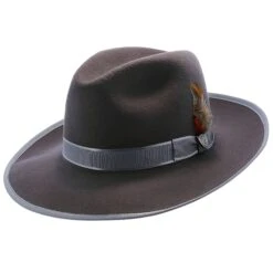 Esquire B - Dobbs Wool Felt Fedora Hat -Bailey Store dobbs fedora caribou small esquire b dobbs wool felt fedora hat hat 17093279416460