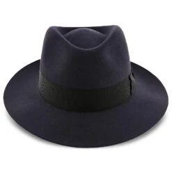 Egan - Dobbs Navy Fur Felt Fedora Hat -Bailey Store dobbs fedora egan dobbs navy fur felt fedora hat hat 16524525731980
