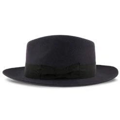 Egan - Dobbs Navy Fur Felt Fedora Hat -Bailey Store dobbs fedora egan dobbs navy fur felt fedora hat hat 16524525830284