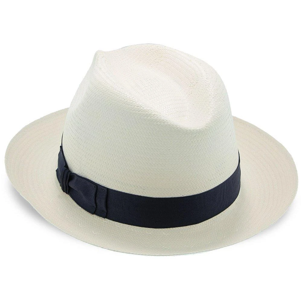 Epitome - Dobbs Shantung Straw Fedora Hat 6 Epitome - Dobbs Shantung Straw Fedora Hat - Image 6