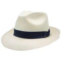 Epitome - Dobbs Shantung Straw Fedora Hat