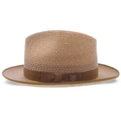 Dobbs Regalis B Straw Fedora Hat -Bailey Store dobbs fedora regalis b dobbs vented milan fedora hat hat 16524860719244