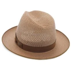 Dobbs Regalis B Straw Fedora Hat -Bailey Store dobbs fedora regalis b dobbs vented milan fedora hat hat 16524860752012