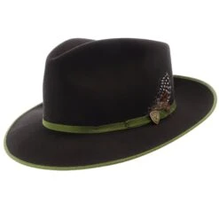 Delavan B - Dobbs Wool Felt Fedora Hat -Bailey Store dobbs fedora sage small delavan b dobbs wool felt fedora hat hat 17093203165324