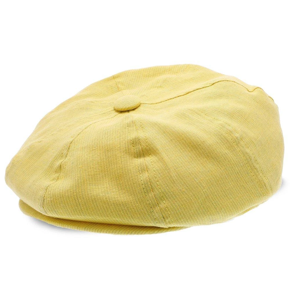 Willowbrook Dobbs Linen Blend Flat Cap 3 Willowbrook Dobbs Linen Blend Flat Cap - Image 3