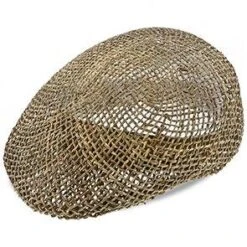 Clyde - DPC 916 Twisted Seagrass Straw Ivy Cap