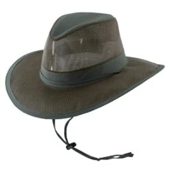 Navigator - Dorfman Pacific Polyester Crushable Outback Hat -Bailey Store dorfman pacific outback navigator dorfman pacific khaki comfy polyester outback hat hat 16524601983116