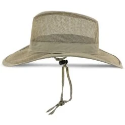 Navigator - Dorfman Pacific Polyester Crushable Outback Hat -Bailey Store dorfman pacific outback navigator dorfman pacific khaki comfy polyester outback hat hat 16524602048652