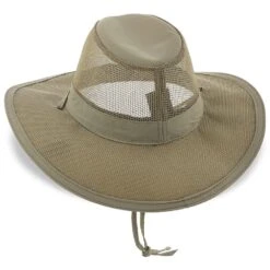 Navigator - Dorfman Pacific Polyester Crushable Outback Hat -Bailey Store dorfman pacific outback navigator dorfman pacific khaki comfy polyester outback hat hat 16524602081420