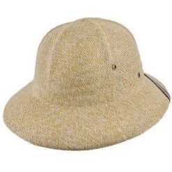 Bindi - DPC MS414 Tan & White Twisted Toyo Pith Helmet -Bailey Store dorfman pacific pith helmet bindi dpc ms414 tan white twisted toyo pith helmet hat 16556516049036