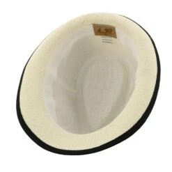 Ego - DPC LS172 Toyo Straw Fedora Hat -Bailey Store dorfman pacific trilby ego dpc ls172 ivory matte toyo straw fedora hat hat 16524469469324