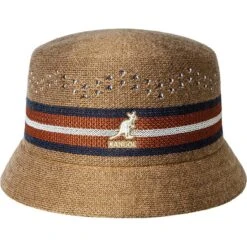 Kangol Slick Stripe 507 Bin Jacquard Knit Cotton Bucket Hat -Bailey Store e6b7e45f7e17dca763403f072db32abb