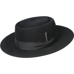 Walsh - Bailey Black Rounded Fur Like Pork Pie Hat 8 Walsh - Bailey Black Rounded Fur Like Pork Pie Hat -Bailey Store h 30001bh black 7bd57e87 004c 4cad 95f3 d452a55004f0