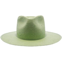 Geraldine - Betmar Paper Straw Fedora Hat -Bailey Store h b2001h lightgrn 1a