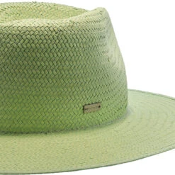 Geraldine - Betmar Paper Straw Fedora Hat -Bailey Store h b2001h lightgrn 3a