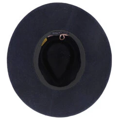 Geraldine - Betmar Paper Straw Fedora Hat -Bailey Store h b2001h navy 6a