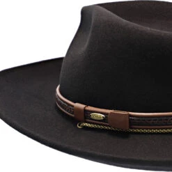 Tempest - Scala Crushable Wool Felt Outback Hat -Bailey Store h df212 blk 4a