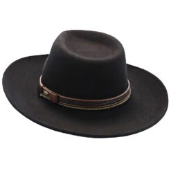 Tempest - Scala Crushable Wool Felt Outback Hat -Bailey Store h df212 blk 6a